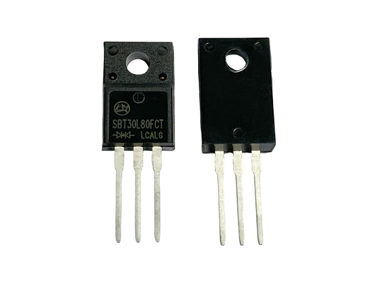 30A80V SBT30L80FCT TO-220F Высокоэффективные низкофункциональные диоды Шоттки для источников питания