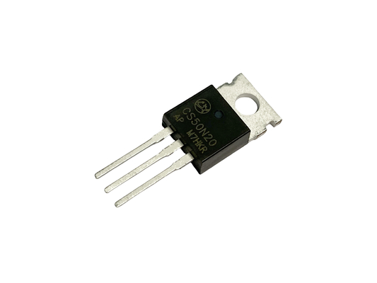50200V CS50N20AP MOSFET Высокое разрывное напряжение Низкое напряжение Ciss Электрический переключатель для адаптеров и зарядных устройств