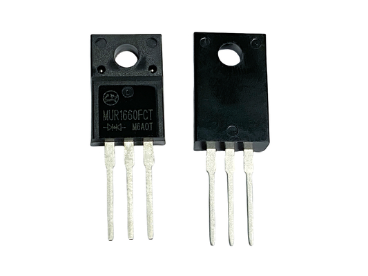 16A600V Диоды быстрого восстановления для конфигураций солнечных панелей MUR1660FCT