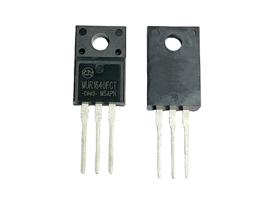 16A400V TO-220F Диоды быстрого восстановления 15-35ns для корректировщика мощности MUR1640FCT